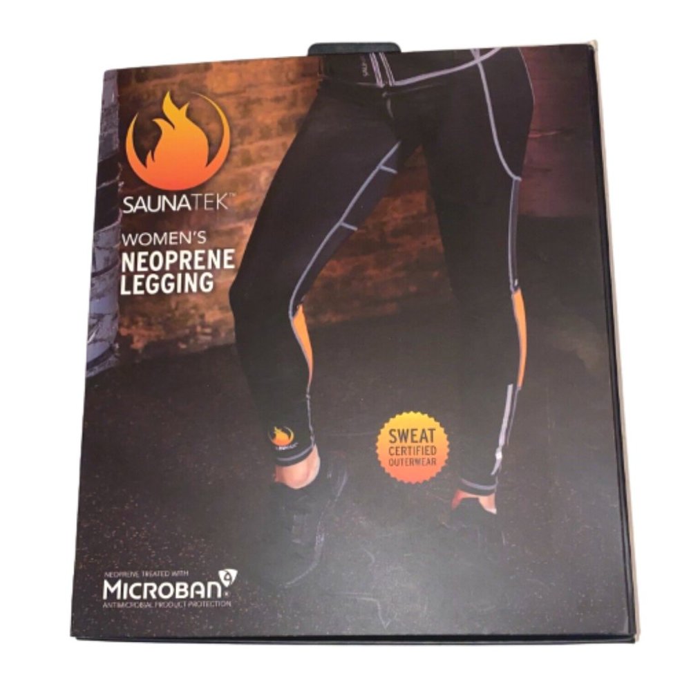 Womens Neoprene Leggings Saunatek Size XL Microban